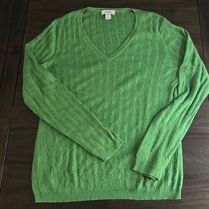 LOFT Green Sweater
